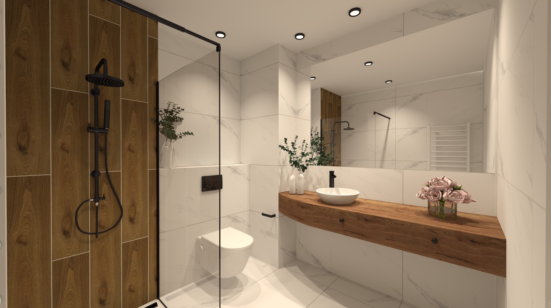 Mieszkanie prywatne. Wizualizacja, inwestycja w trakcie realizacji.