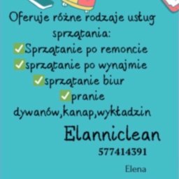 ELANNICLEAN OLENA YAPRYNTSEVA - Wywóz Mebli Wrocław