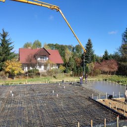 AWP-Domy Justyna Osowiecka - Otrębusy, ul. Komorowska. Płyta fundam