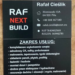 RafNextBuild - Znakomite Usługi Remontowe Piła