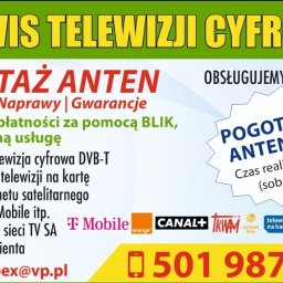 Montaż anten Lubin 1