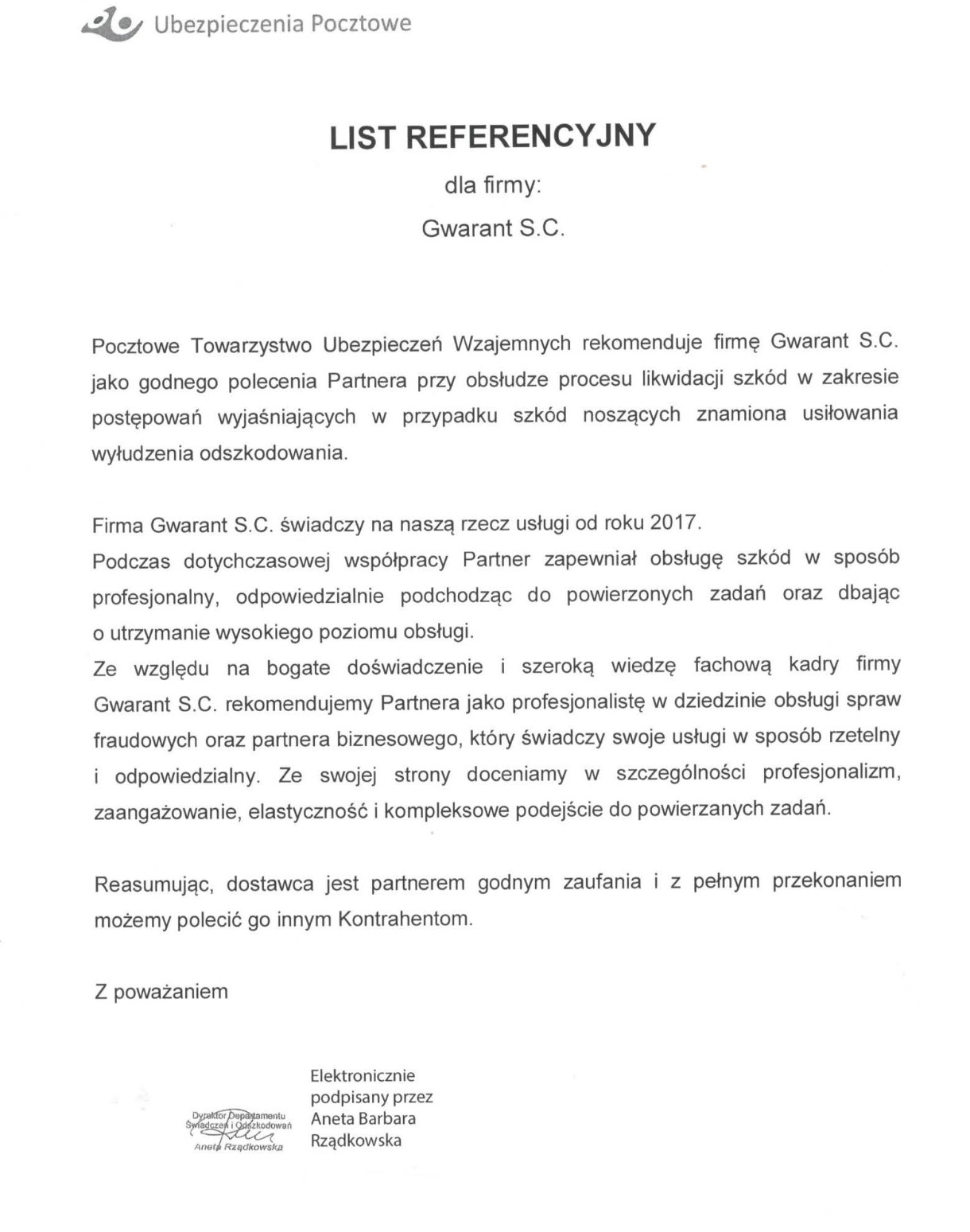 Nasze referencje potwierdzają zaangażowanie i profesjonalizm.