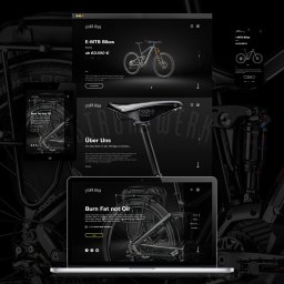 Stronit.pl - Projektowanie Stron Internetowych - Responsywna strona internetowa prezentująca rowery elektryczne Stromwerk na laptopie, tablecie i smartfonie, z naciskiem na design i czytelność interfejsu użytkownika.