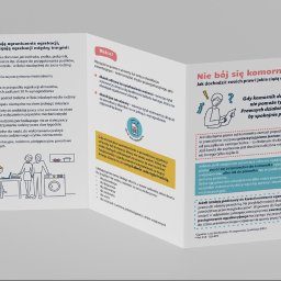 Picture by Silvia - Sylwia Kolowacik - Ilustracja informacyjna o ograniczeniach egzekucji komorniczej, przedstawiona w formie broszury z tekstem i rysunkami. Porady prawne dla dłużników.