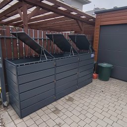 KONSTRUKCJE SZEWCZUK Vasyl Shevchuk - Osłona kosze na śmieci 120Lx3 na wymiar