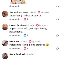 Załączam komentarze pod dawnym profilem na fb odnośnie moich usług. Jest ich niewiele ale mam nadzieję że zechcą się Państwo sami przekonać 😊