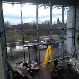 Okna Sikorski Tomasz Sikorski - Montaż fasady aluminiowej