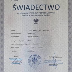 Dyplom: Psychodietetyk