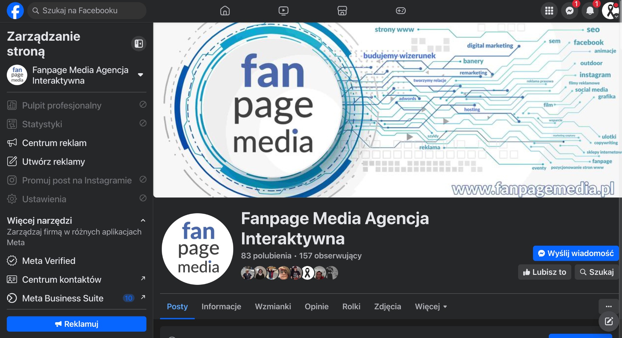Prowadzimy fanpage na Facebook