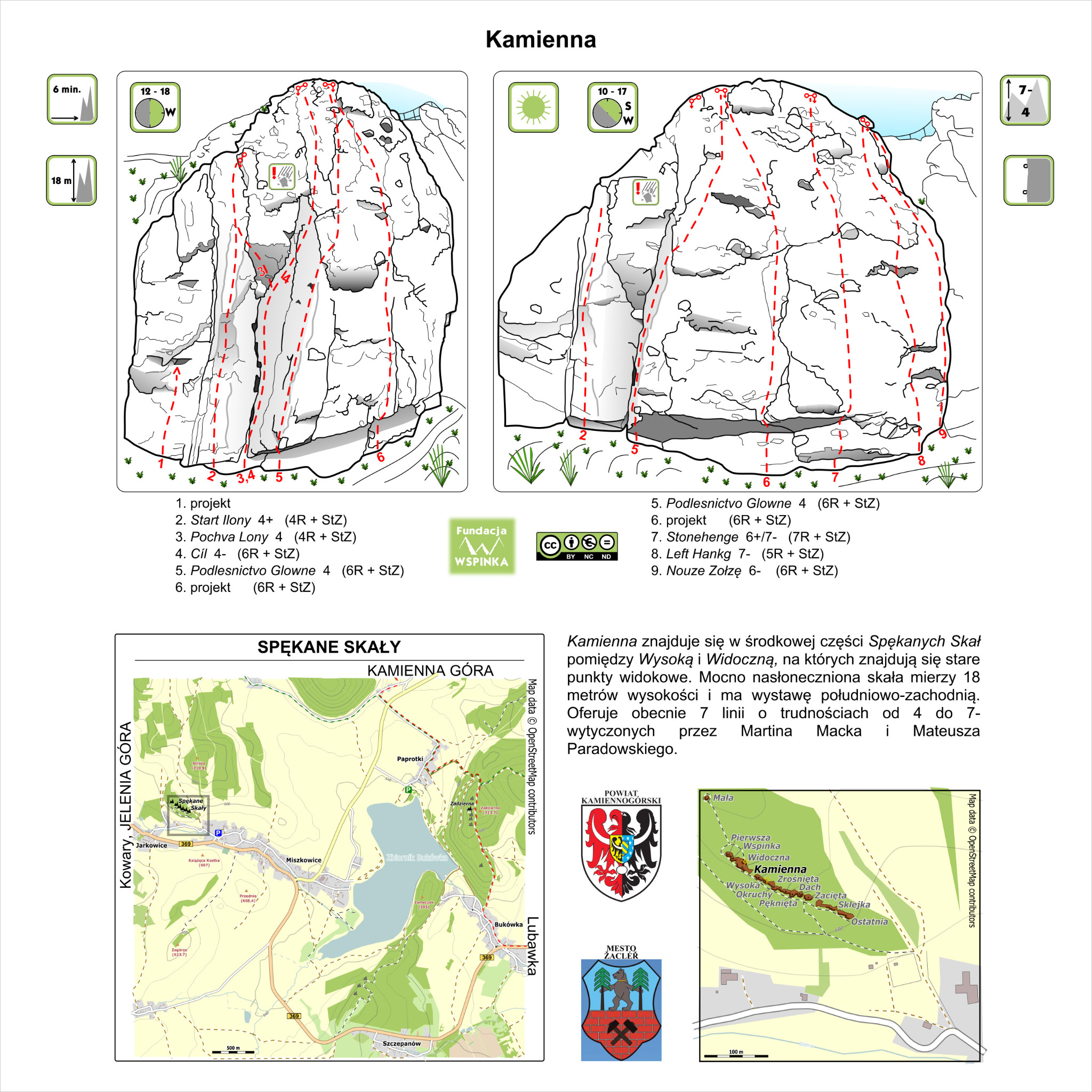Projekt tablic informacyjnych.