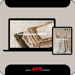 Strony Internetowe Już od 499zł / brutto