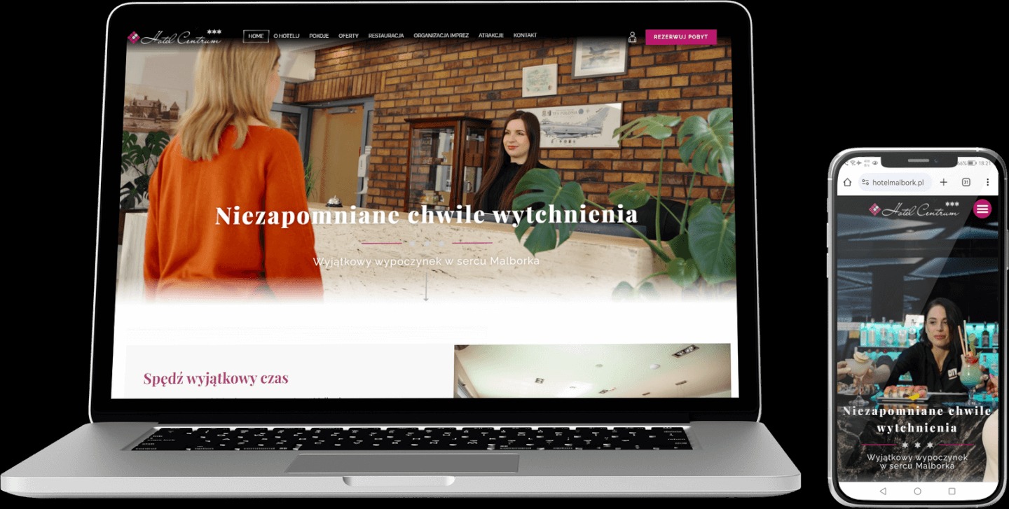 Hotel z systemem rezerwacji online