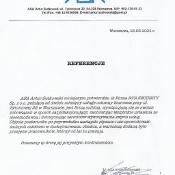 Firma ochroniarska Warszawa 1