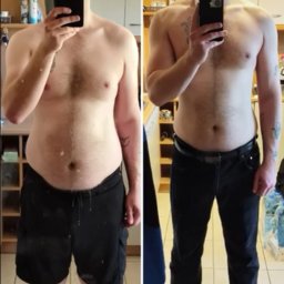 4 miesiące różnicy a sylwetka zgubiła duży % tkanki tłuszczowej a przybyło miesni
