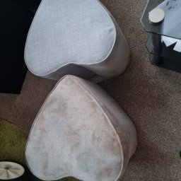 Pufa przed i po wypraniu