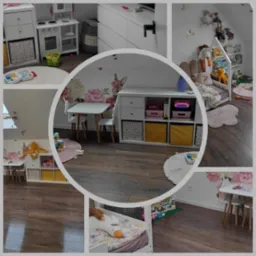 sprzątanie i układanie rzeczy w pokoju dziecięcym