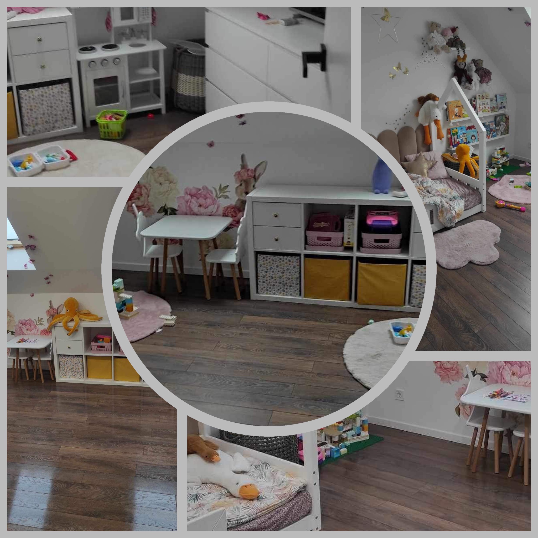 sprzątanie i układanie rzeczy w pokoju dziecięcym