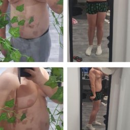 Mój podopieczny Błażej , 13-letni chłopak, przeszedł naprawdę imponującą przemianę w przeciągu kilku miesięcy. Wspólnie spaliśmy kilka ładnych kilogramów, a jego determinacja i ciężka praca na treningach przyniosły widoczne efekty.