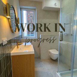 Łazienka w kamienicy.