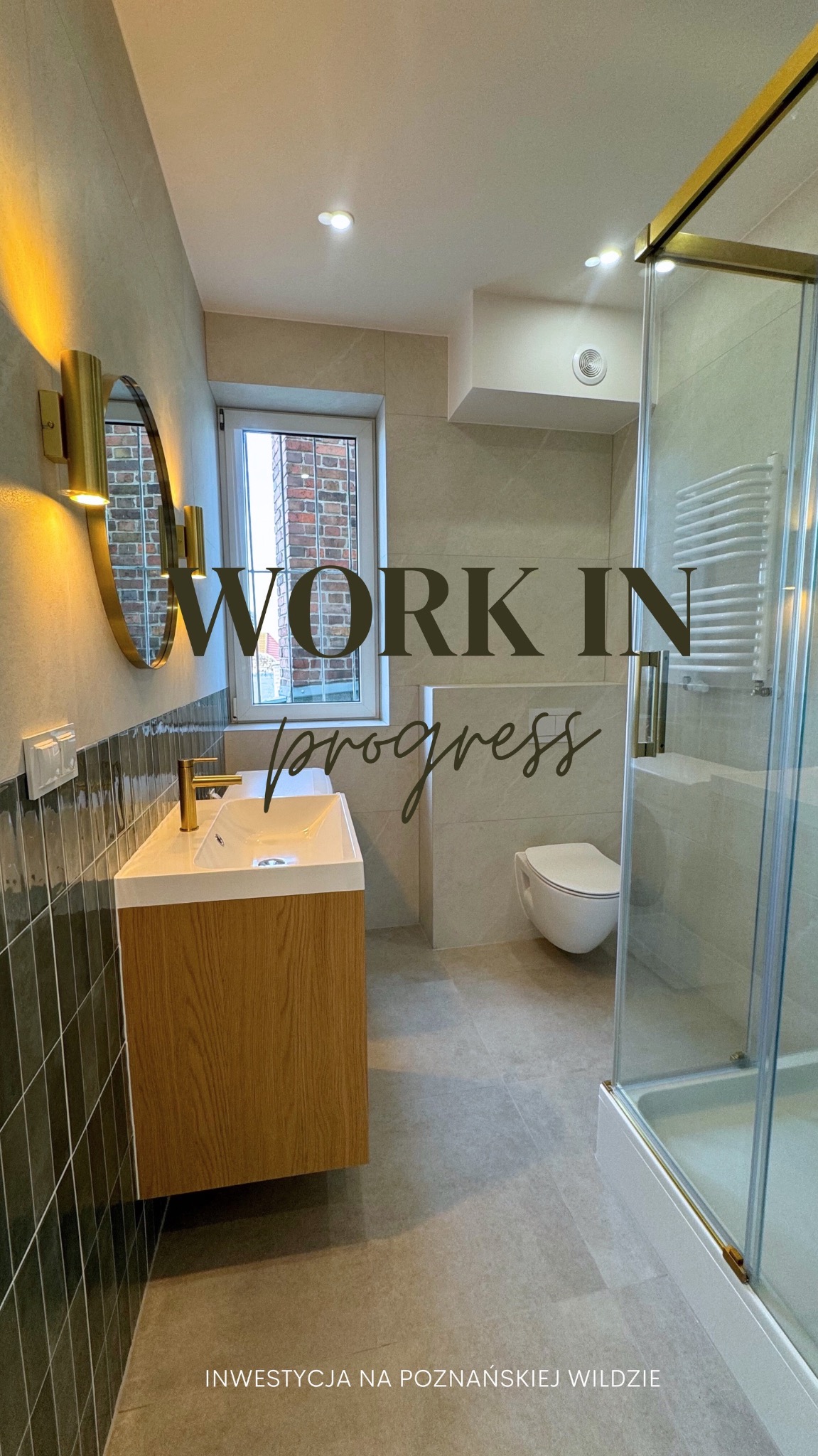 Łazienka w kamienicy.