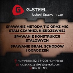 "G-Steel" Grzegorz Ślączka - Porządne Schody Metalowe Wewnętrzne Brzozów