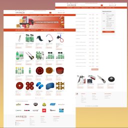 Łukasz Rybacki - Strona sklepu internetowego Amirror.pl z narzędziami ściernymi i polerskimi. Widok na listę produktów, koszyk, logo firmy i menu nawigacyjne. Darmowa dostawa od 150 zł.