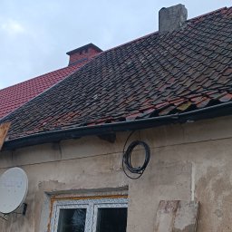 Wymiana poszycia dachowego.