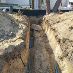 Przyłącze wod kan Żyrardów 4