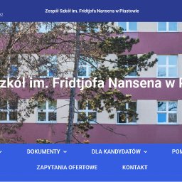 Projekt i wdrożenie strony internetowej dla Zespołu Szkół im. Fridtjofa Nansena w Piastowie.
Responsywna realizacja w WordPress + Elementor Pro, zgodna ze standardami WCAG 2.1.
Zawiera aktualności, dokumenty i integrację z mediami społecznościowymi.