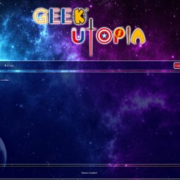 Szkic portalu informacyjnego o superbohaterach (skórka Kapitan Ameryka), widok niezalogowanego użytkownika.