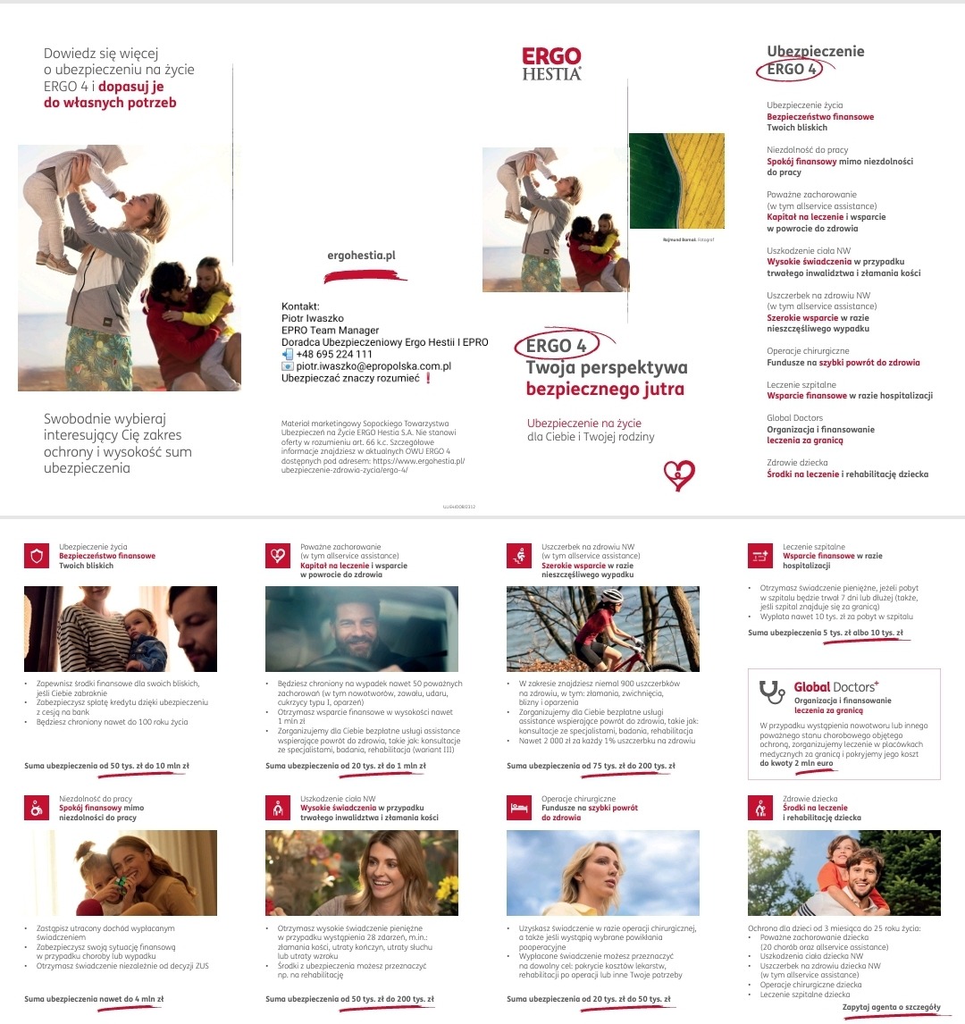 Polisa Indywidualna Ergo4 na Życie I Zdrowie
