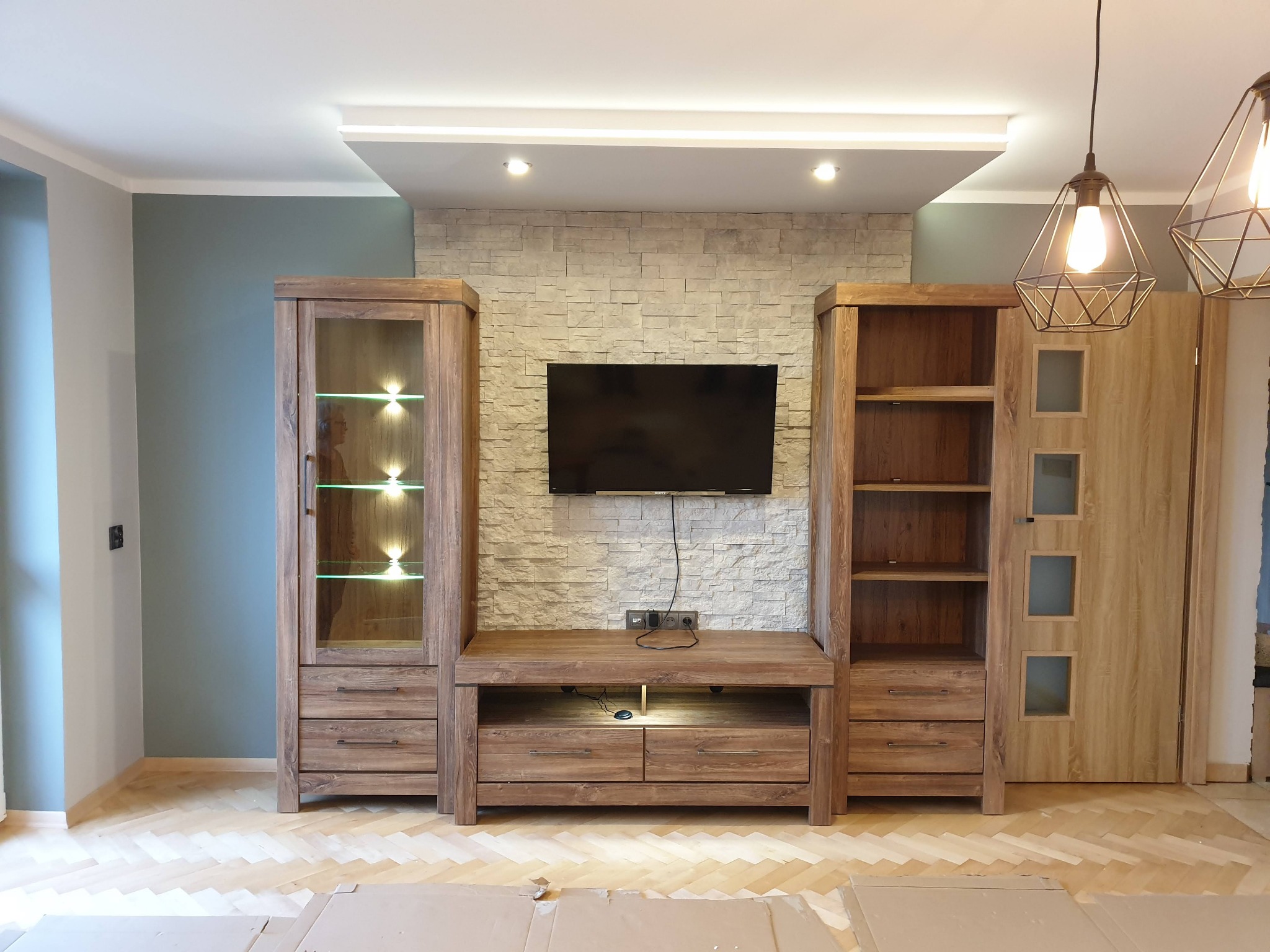 Salon stan po remoncie