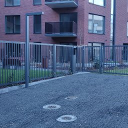 Ogrodzenie aluminiowe z automatyką