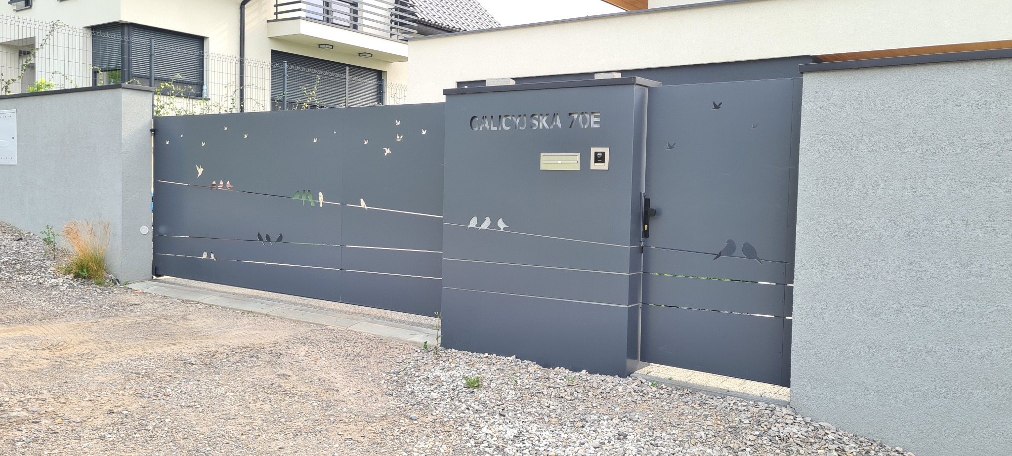 Ogrodzenie wycinane wg indywidualnego wzoru