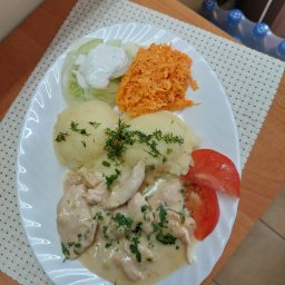 Filet w sosie śmietanowym 