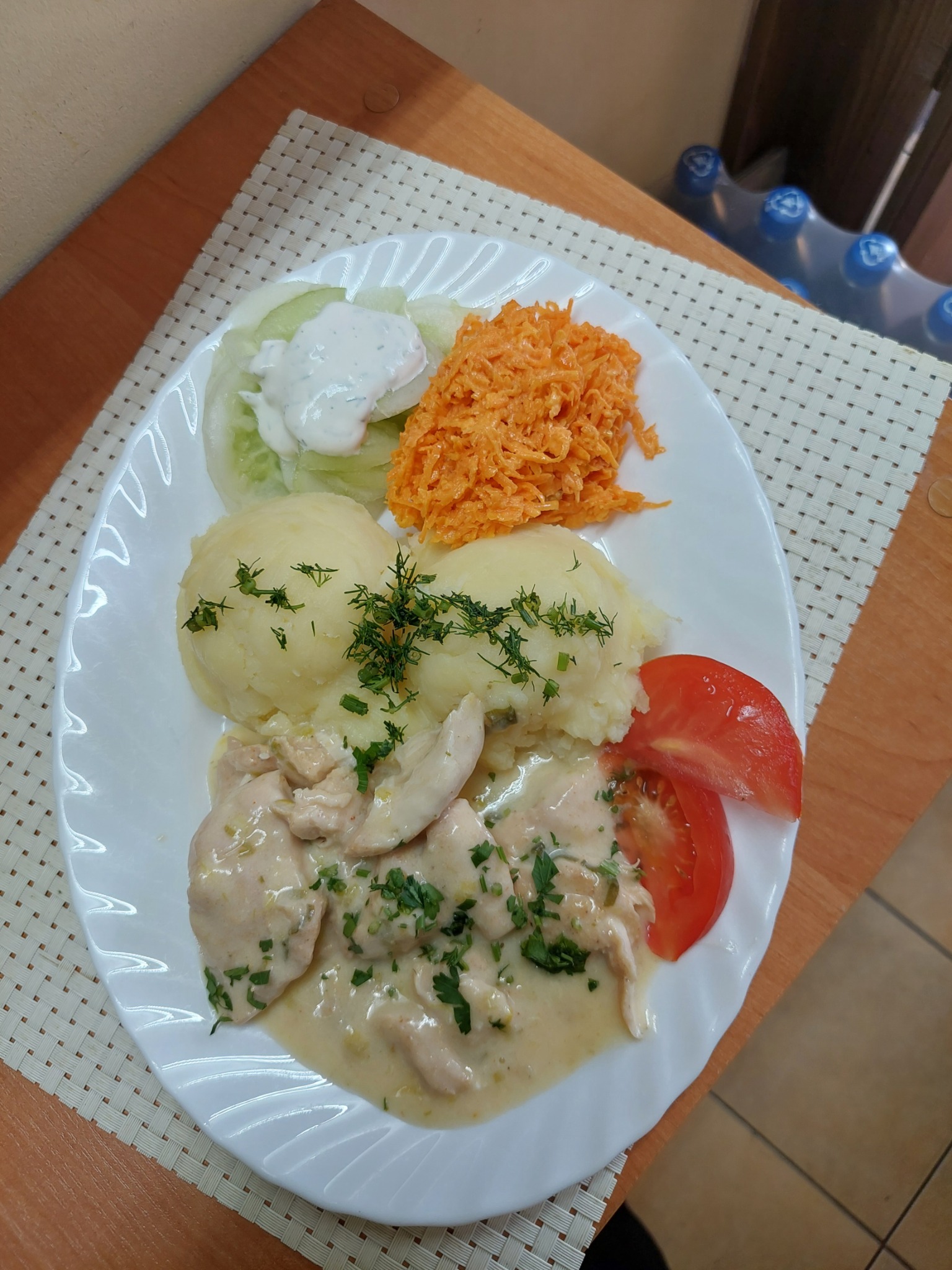 Filet w sosie śmietanowym