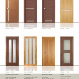 Drzwi pełne dębowe, sosnowe