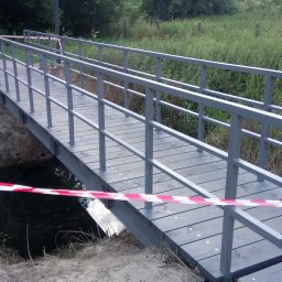 Move- LINE - Renowacja kładki ( piaskowanie + malowanie
