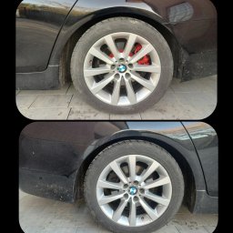 Zmiana koloru zacisków, jarzm oraz tarcz hamulcowych kół tylnych w BMW F10