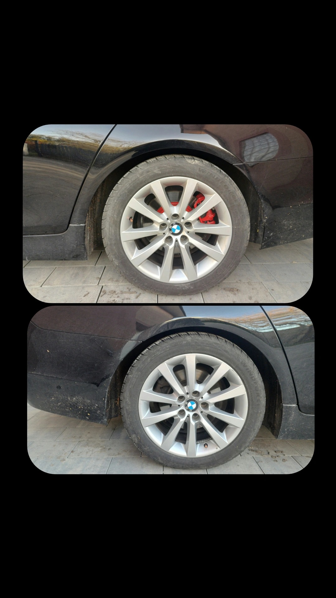 Zmiana koloru zacisków, jarzm oraz tarcz hamulcowych kół tylnych w BMW F10