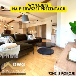DWG Inwestycje Nieruchomości i Finanse - Duże mieszkanie w centrum. 3 pokoje. Klienci z zagranicy. Wynajęte przy pierwszej prezentacji.