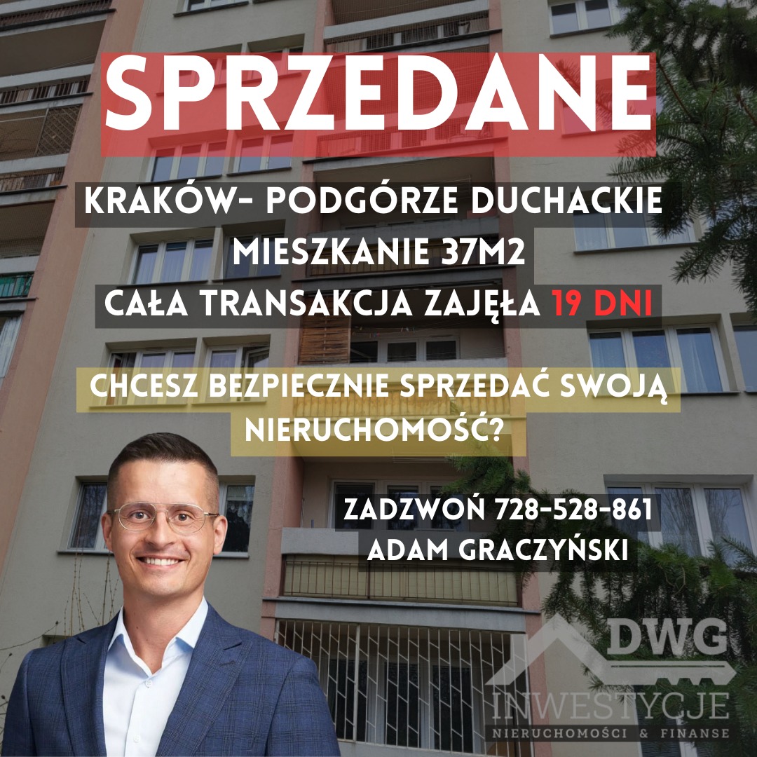 Sprzedaż mieszkania do remontu w 19 dni!!!