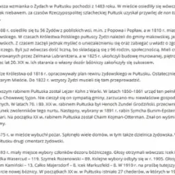 Przykładowy artykuł dla Wirtualnego Sztetla 2