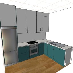 EMPEDE - Meble Podłogi Drzwi - Przykładowy projekt kuchni który jako firma wykonujemy.