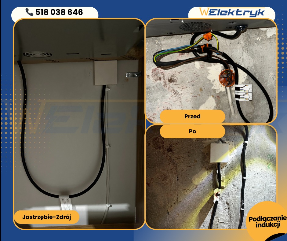 Podłączenia kuchenek indukcyjnych