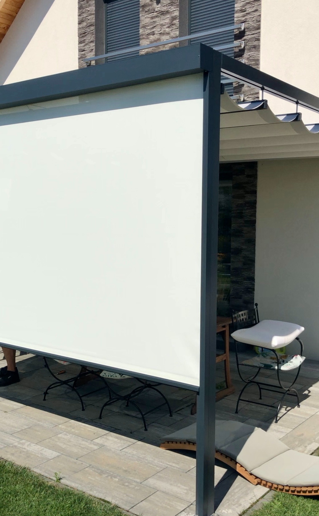 Screen Roll ZIP do pergoli