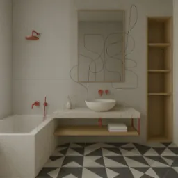 łazienki w stylu boso