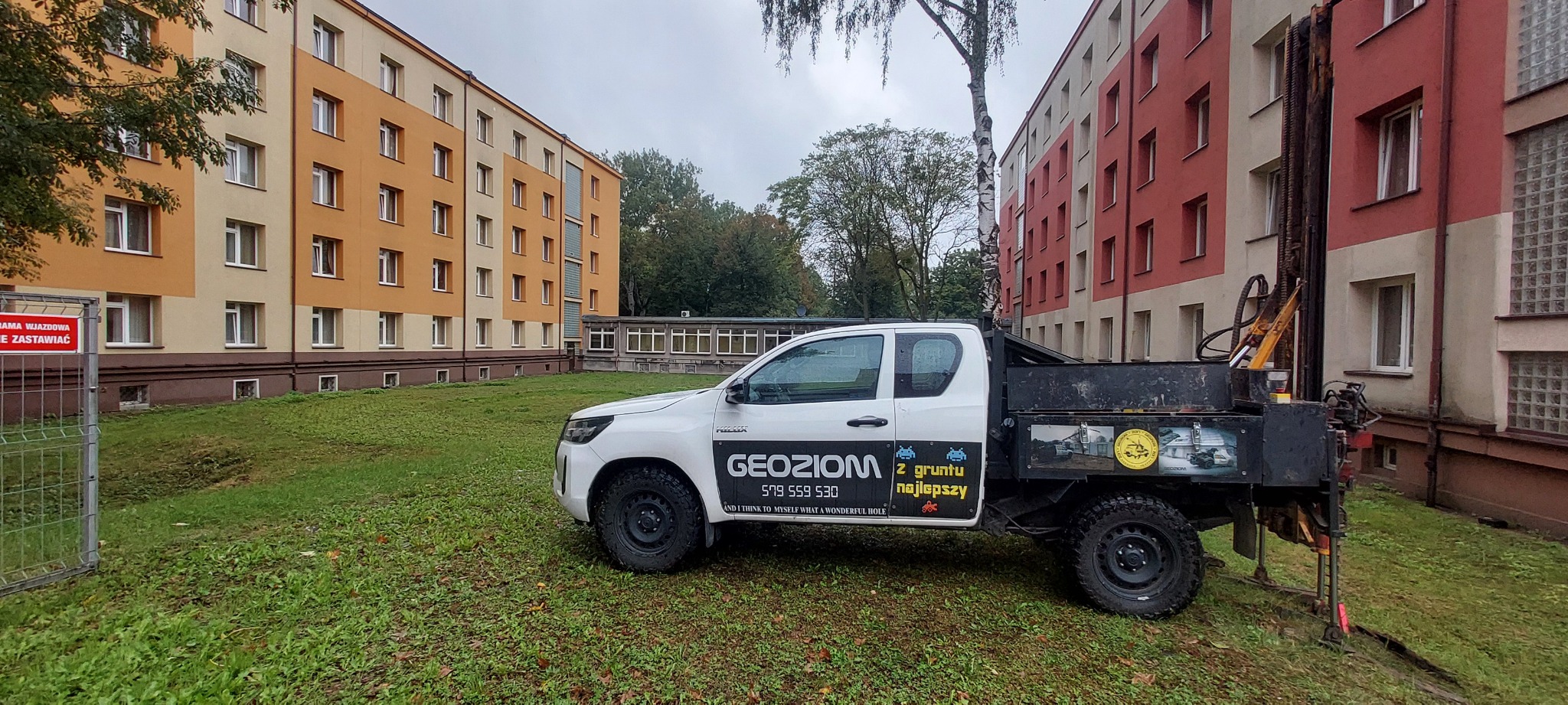 Odwierty geologiczne dla modernizacji akademików. Kraków