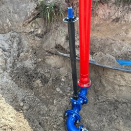 Przyłącze wod kan Stary Grodków 1