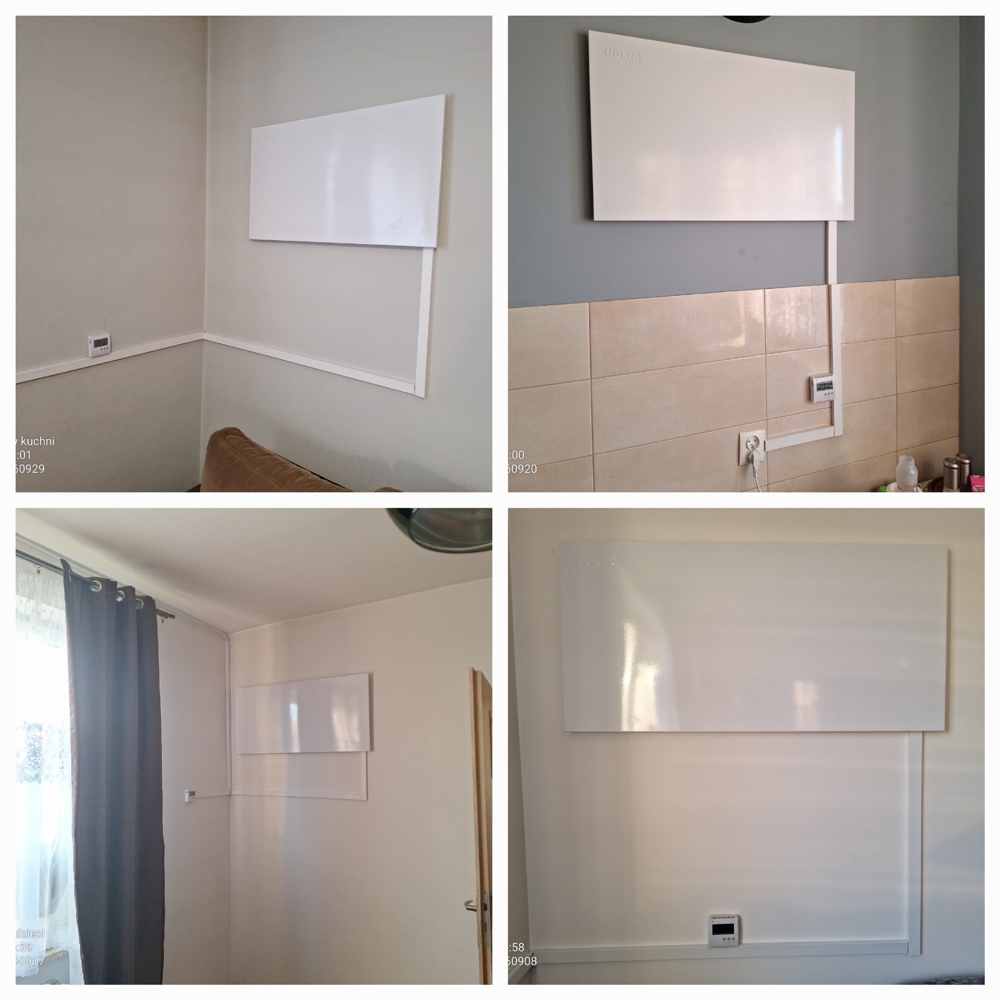 Montaż grzejników elektrycznych z termostatem